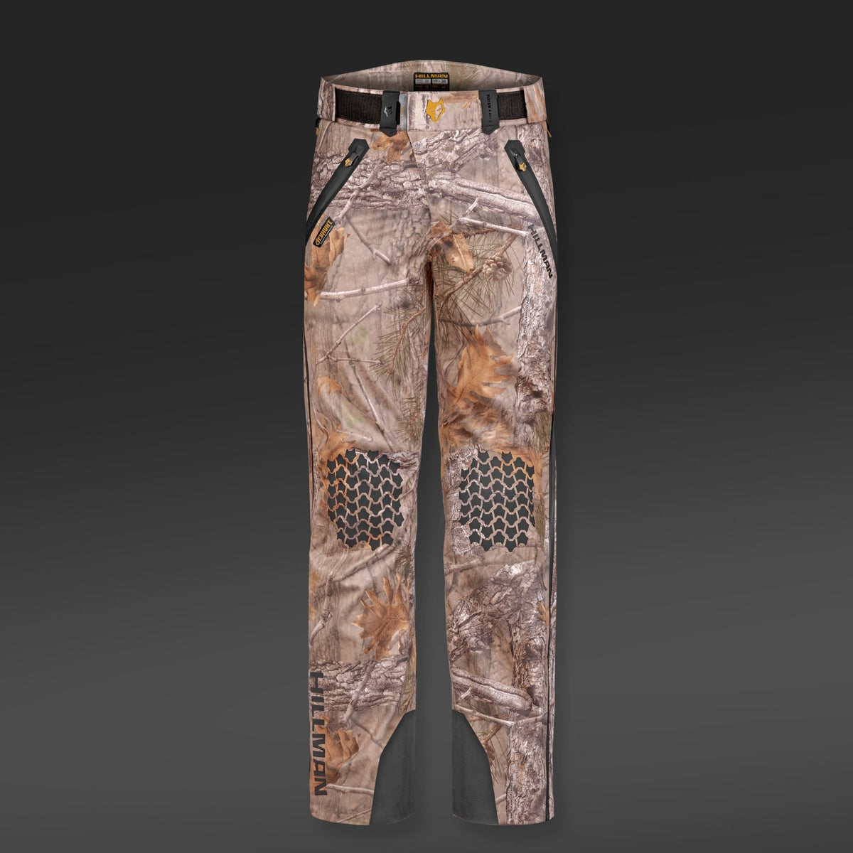 Die wasserdichte Regenhose Hillman 5WL ist die perfekte Wahl für Outdoor-Enthusiasten. Sie besticht durch ihr Camouflage-Design mit Reißverschlusstaschen und verstärkten Knienähten. Diese wasserdichte Jagdhose fügt sich nahtlos in die Wildnis ein.